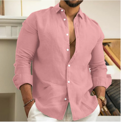 The Capri Cotton-Linen Shirt