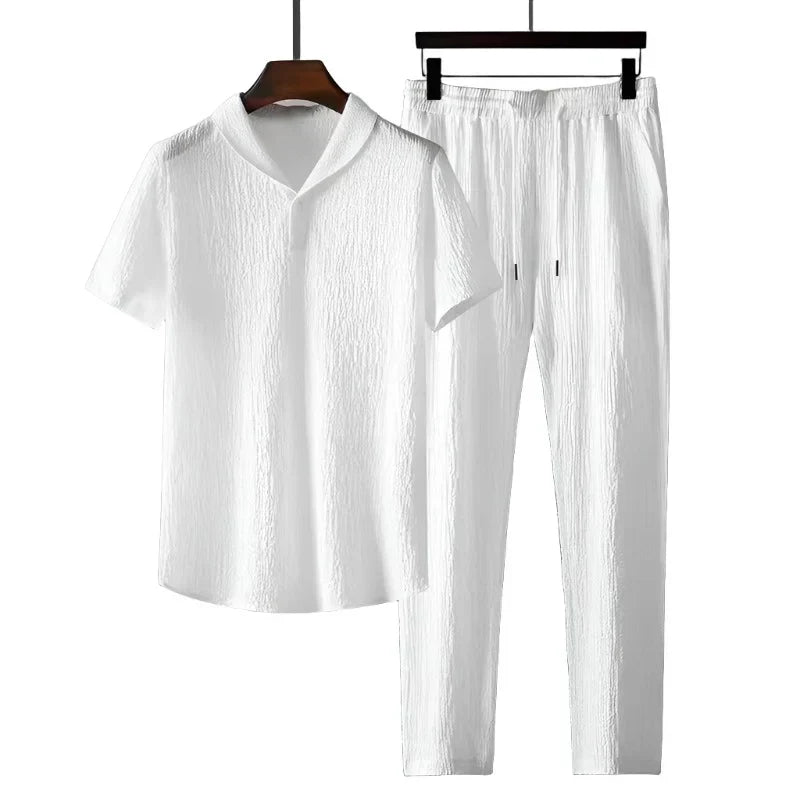 The Riviera Polo & Trouser Set