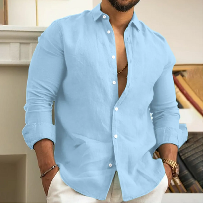 The Capri Cotton-Linen Shirt