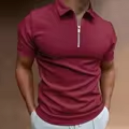 The Monaco Zipper Polo