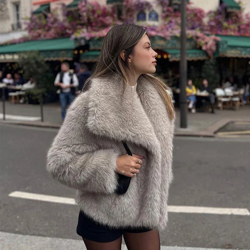 Grace - Faux Fur Coat